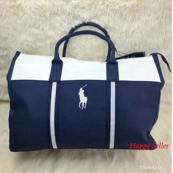Polo Ralph Lauren Duffel Bag Gym Weekender Holdal - Picture 3 of 8